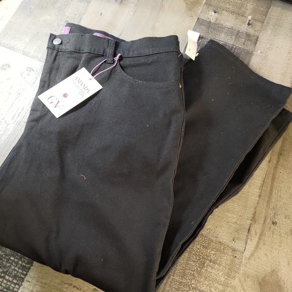 Gloria Vanderbilt Amanda Black Jean sz20W Short - Picture 2 of 4